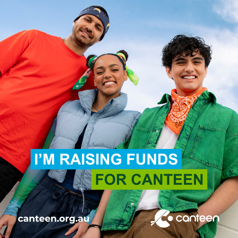 I'm raising funds for Canteen